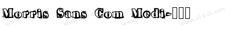 Morris Sans Com Medi字体转换